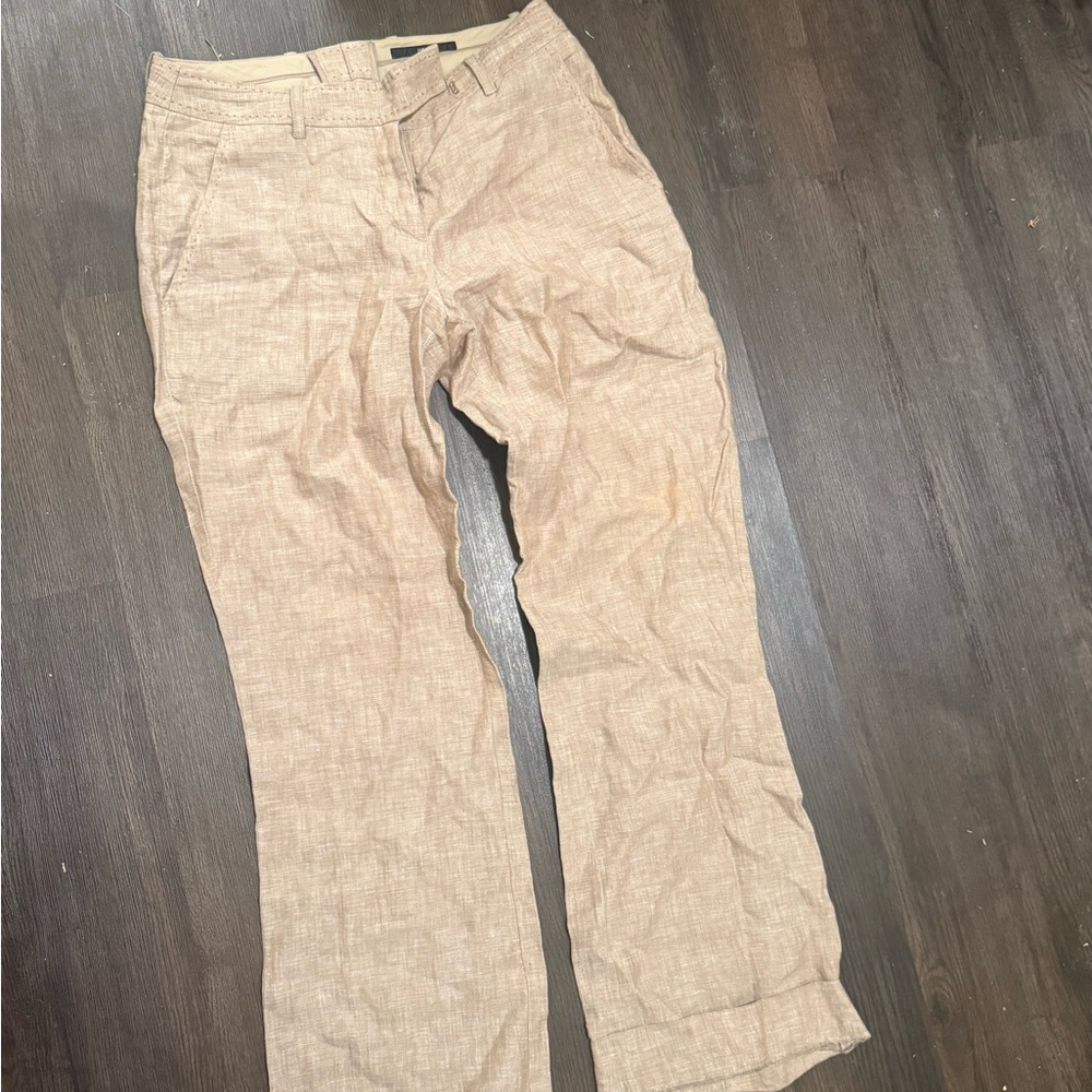 Women’s Tan Linen pants